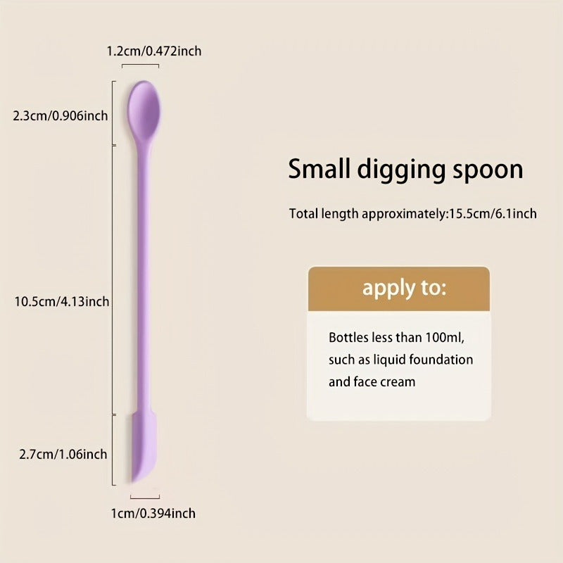 Мини силиконовая косметическая лопатка многоразовый инструмент для красоты для косметики и еды