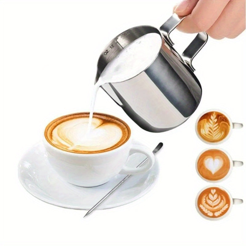 Stainless Steel Milk Frothing Pitcher Set for Latte Art Cappuccino Espresso 100ml 150ml 200ml