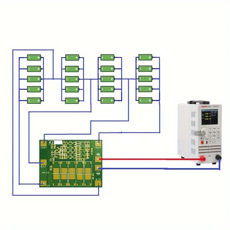 3S 4S 40A 60A Li-ion Batareya Zaryadlash Taxtasi 18650 BMS Drel Motor uchun, 11.1V, 12.6V/14.8V va 16.8V Balans Voltaji bilan