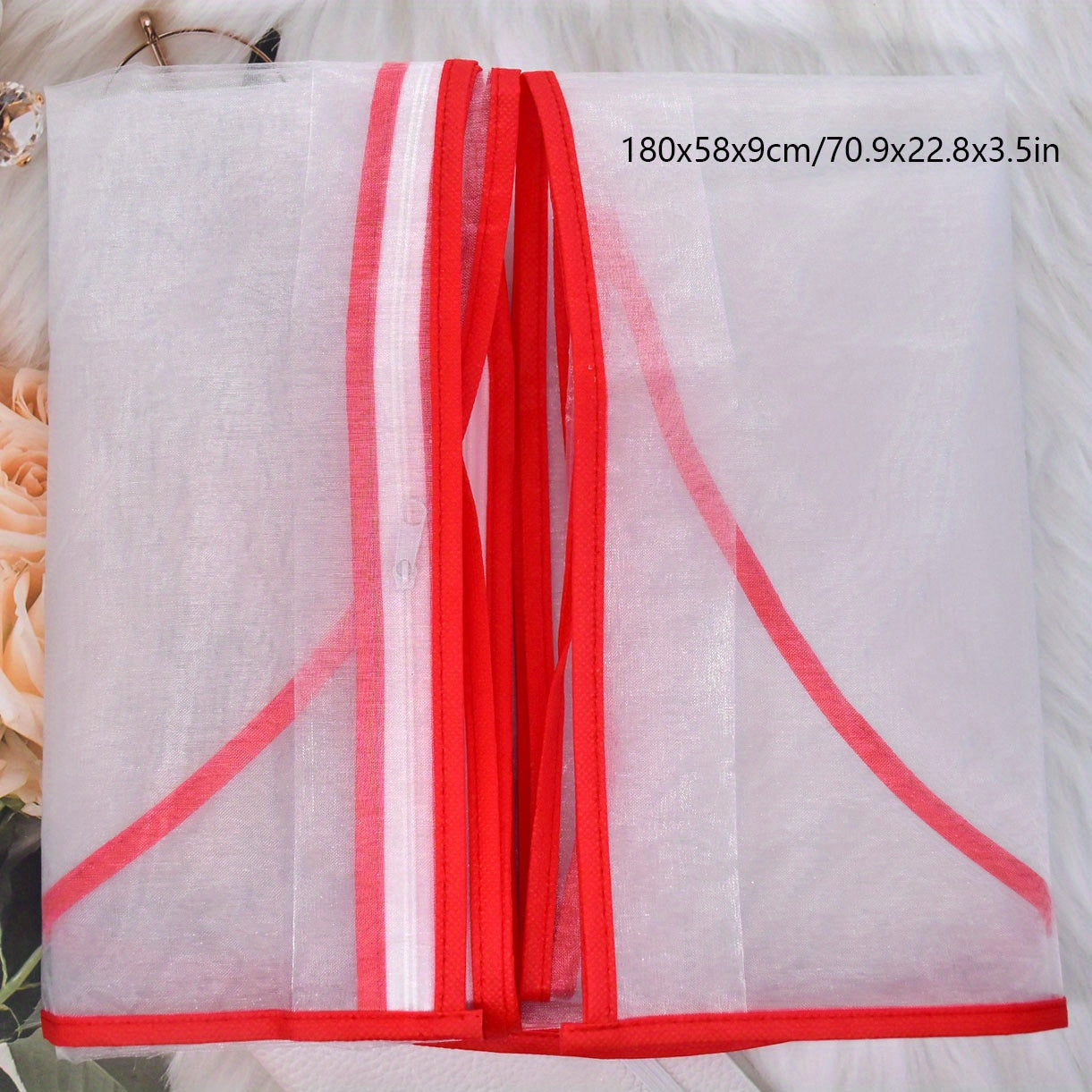 Long Dress and Gown Garment Bag 180cm Washable Breathable Dustproof Storage