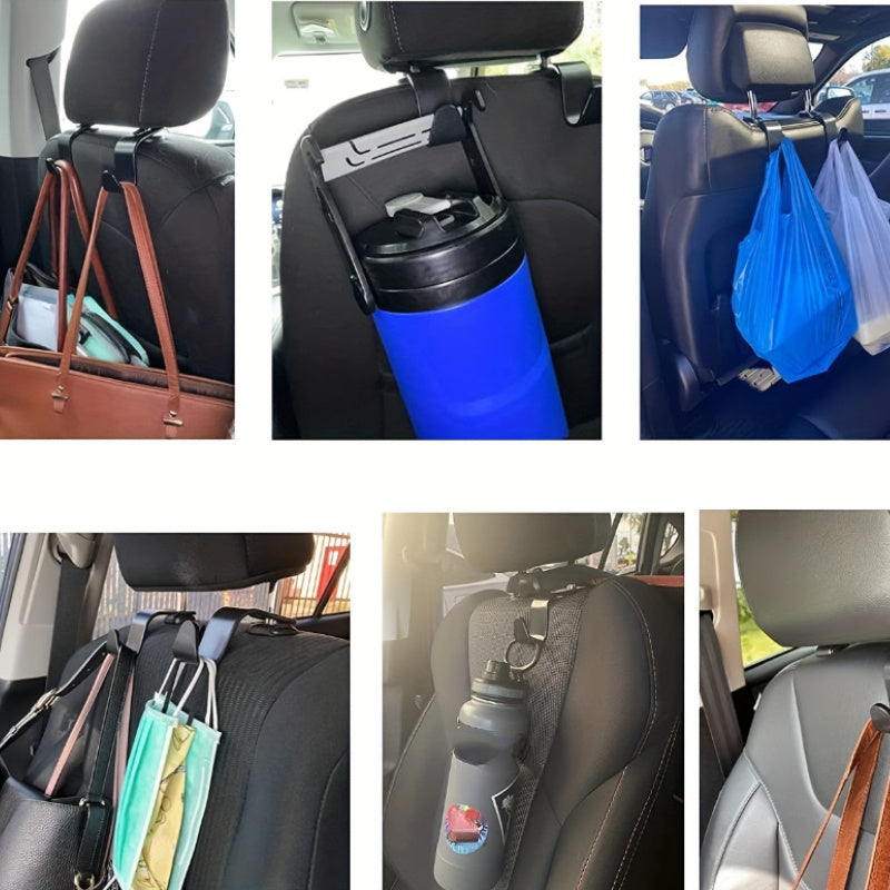 Avtomobil mototsikl bosh tishlagi tutqich saqlash sumkasi qora 4 dona / 8 dona transport vositasi tashkilotchisi