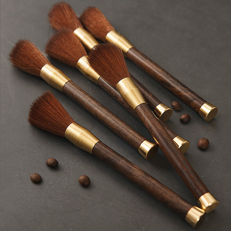 Wooden Coffee Grinder Cleaning Brush Barista-Grade Espresso Machine Tool