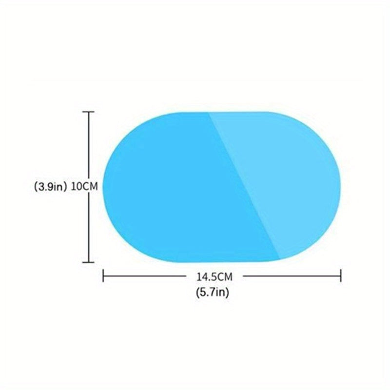 2-Pack Car Rearview Mirror Rain Film Protector Anti-Fog Clear Auto Accessories