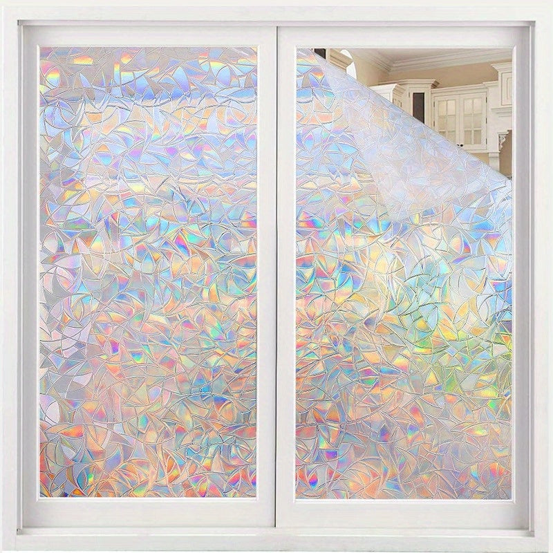 Opaque Glass Film Privacy UV Protection 19.99x99.06cm Rainbow Decal