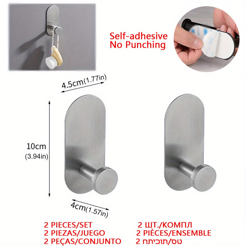 Qora zanglamaydigan po'latdan tayyorlangan o'z-o'zini yopishtiradigan devor tokchalari sochiq va oshxona asboblari uchun