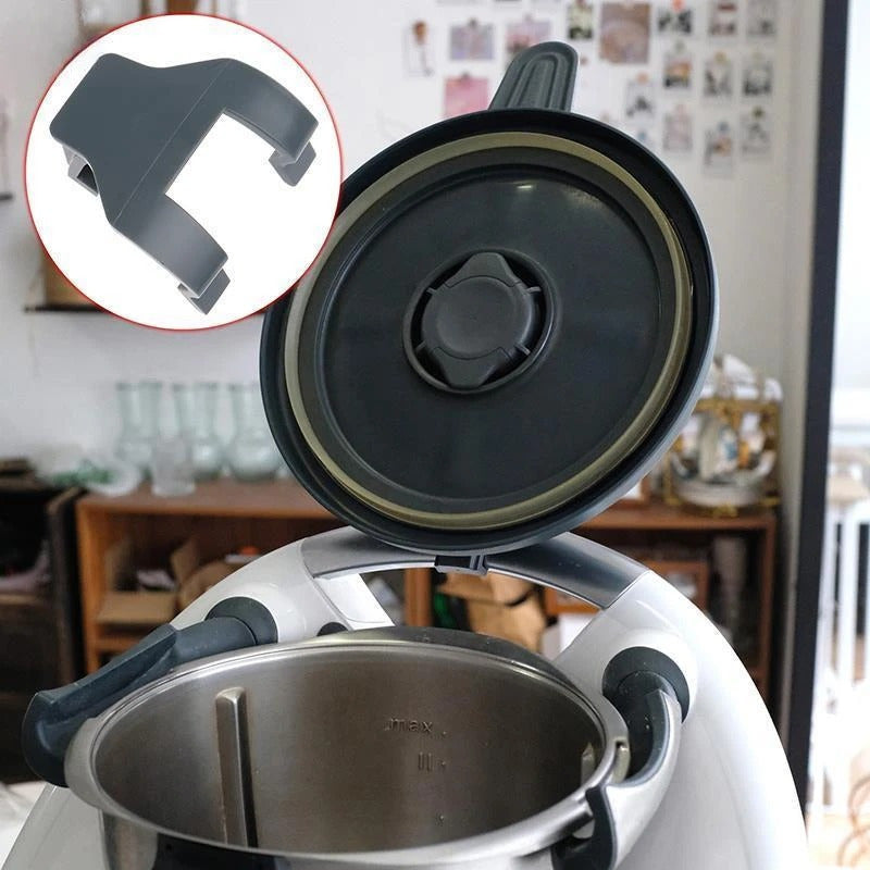 Soporte de clip para tapa de olla universal para cocina, sujetador de asa para Thermomix