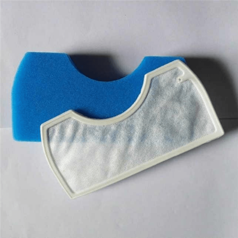 Vacuum Filter Accessories for Robot Vacuums HEPA Filter Replacement Blue White 15x7.5x2.8cm