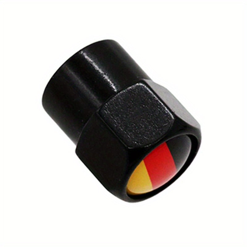 4 шт. колпачков для вентилей автомобильных колес с логотипом флага Германии, аксессуары для автодекора