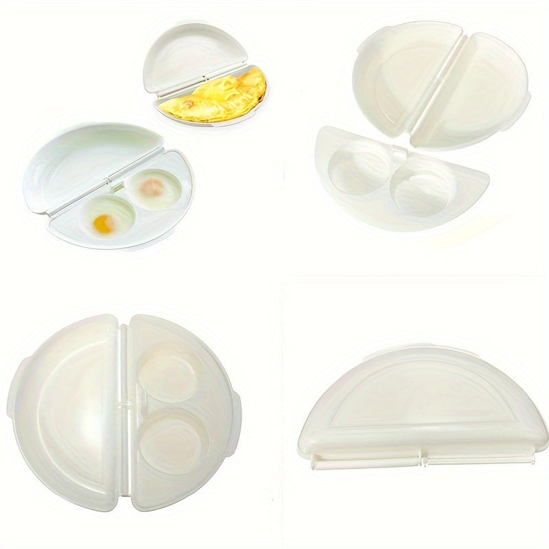 Microwave egg cooker steamer for fluffy omelettes steamed vegetables no electricity