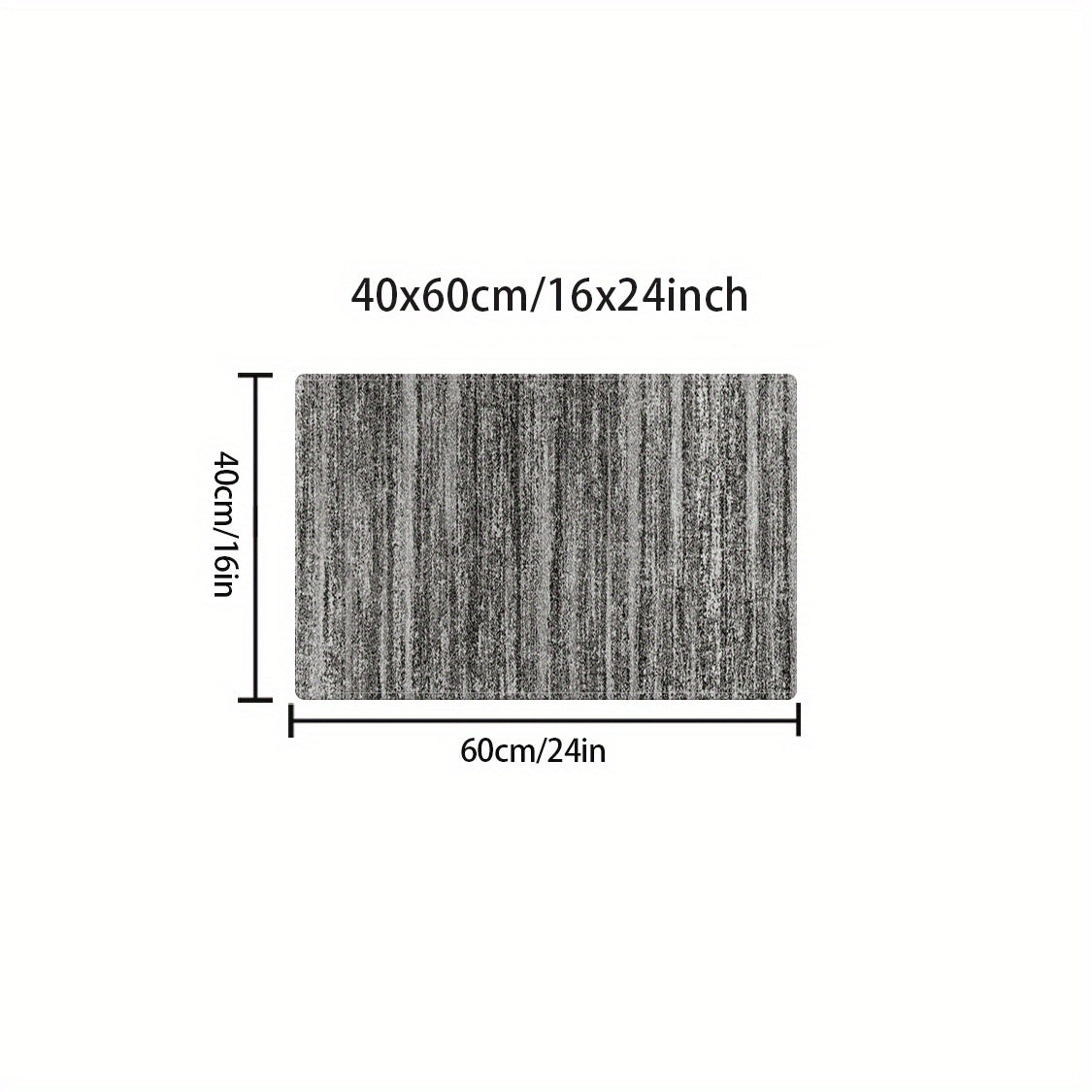 Retro chiziqli kulrang uzun pol mato, oshxona, kir yuvish xonasi, yashash xonasi, yotoqxona, koridor uchun sirpanmaydigan orqa qismi; namni o'zlashtiruvchi va zamonaviy uy bezaklari gilami