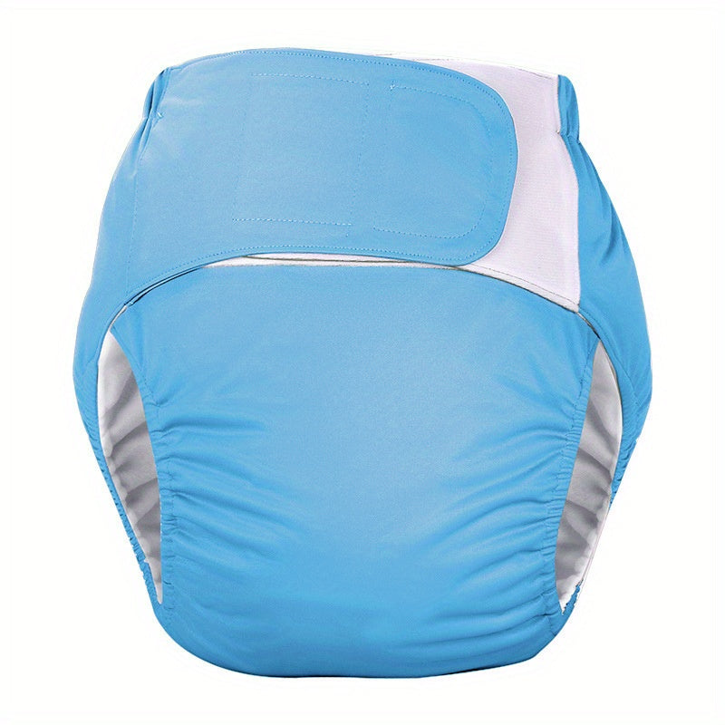 Reusable Adult Diaper for Elderly with Adjustable Waist Leak-Proof Water Leakage Protection