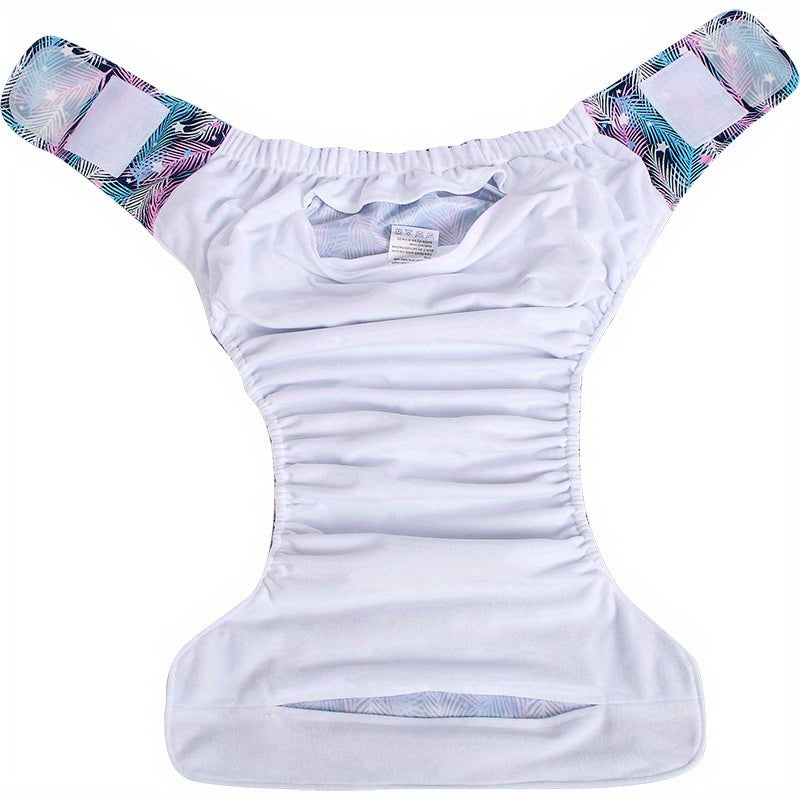 Reusable Adult Diaper for Elderly with Adjustable Waist Leak-Proof Water Leakage Protection