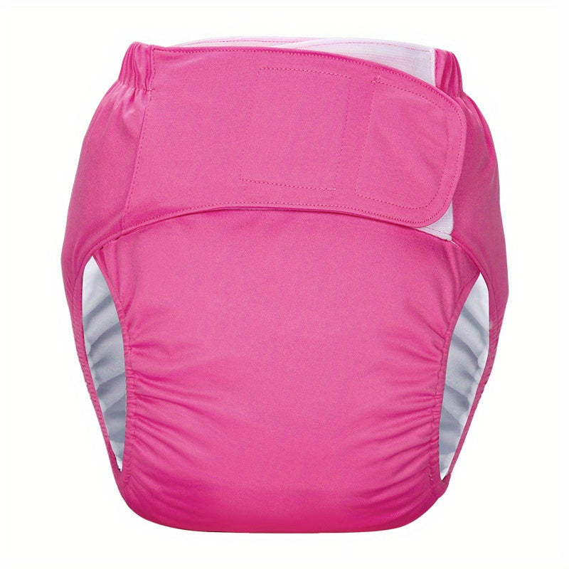 Reusable Adult Diaper for Elderly with Adjustable Waist Leak-Proof Water Leakage Protection