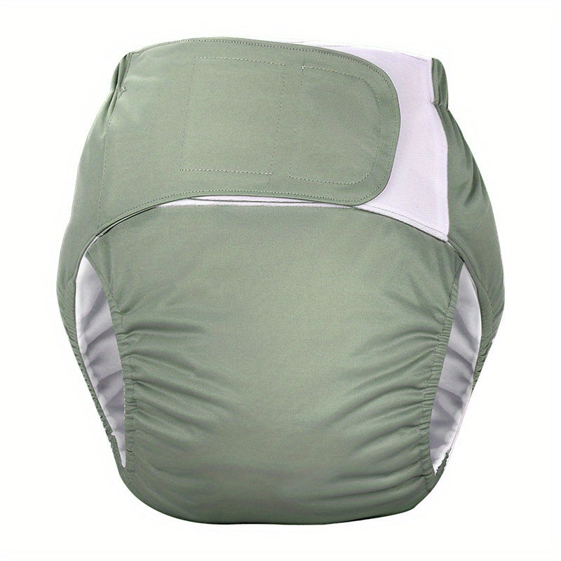 Reusable Adult Diaper for Elderly with Adjustable Waist Leak-Proof Water Leakage Protection