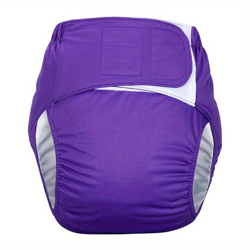 Reusable Adult Diaper for Elderly with Adjustable Waist Leak-Proof Water Leakage Protection