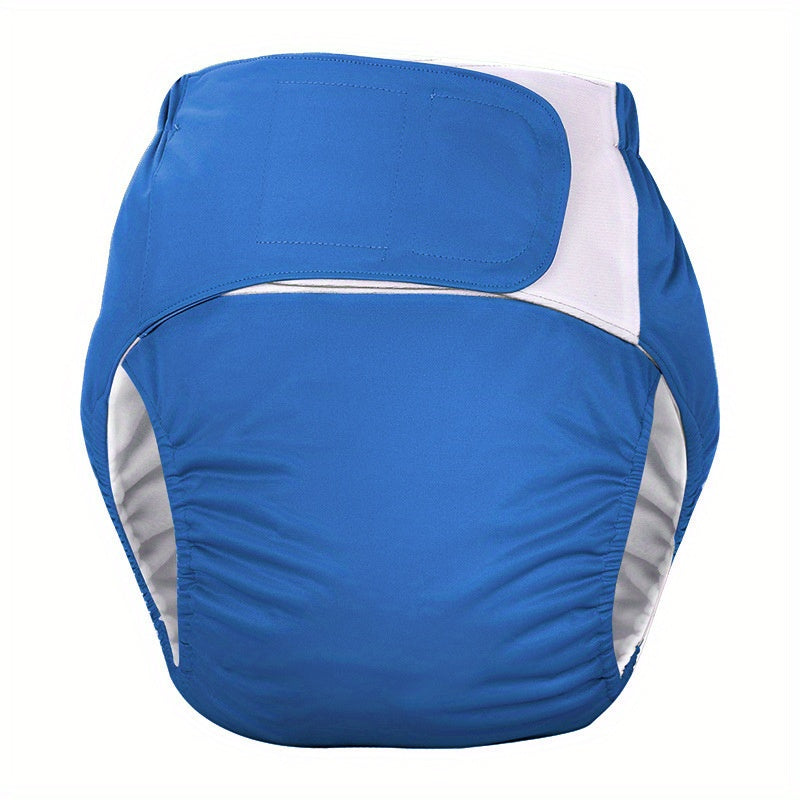 Reusable Adult Diaper for Elderly with Adjustable Waist Leak-Proof Water Leakage Protection