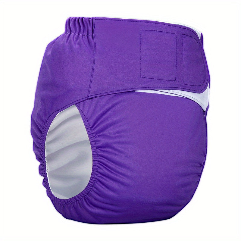 Reusable Adult Diaper for Elderly with Adjustable Waist Leak-Proof Water Leakage Protection