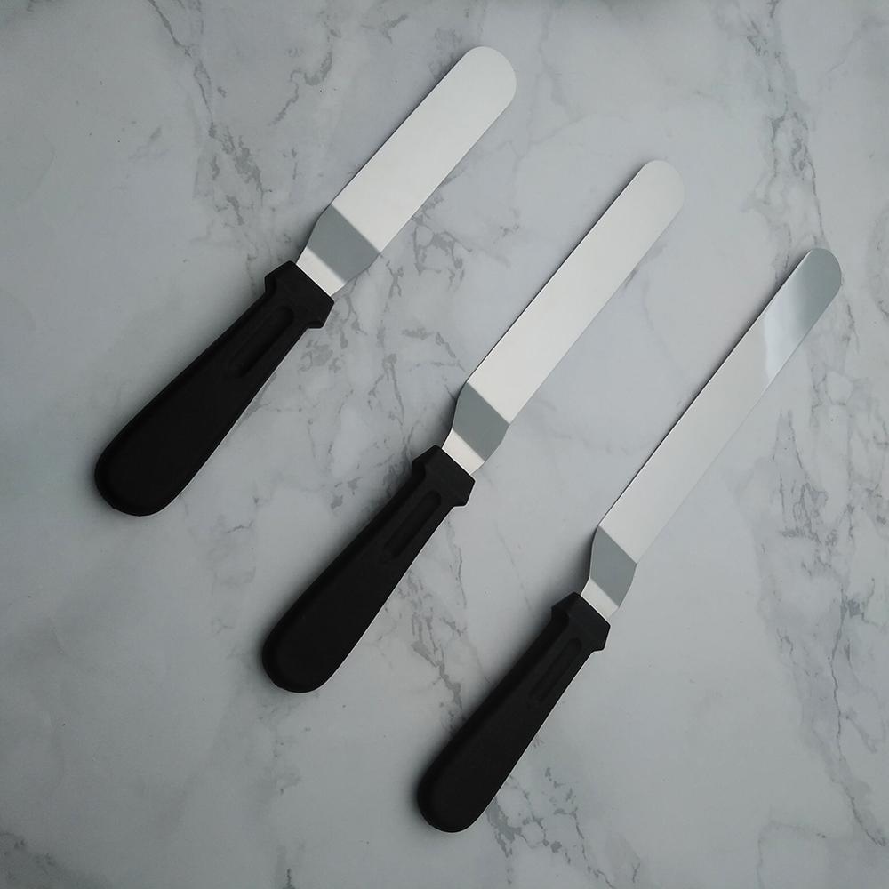 Cream Spatula 15-25cm Stainless Steel Baking Pastry Tool for Cake Decorating