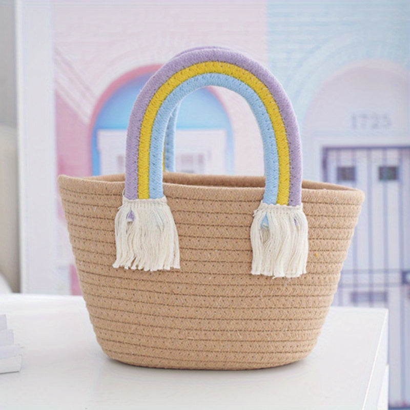 Cotton Knitted Gift Bag for Christmas Halloween Thanksgiving New Year Valentine