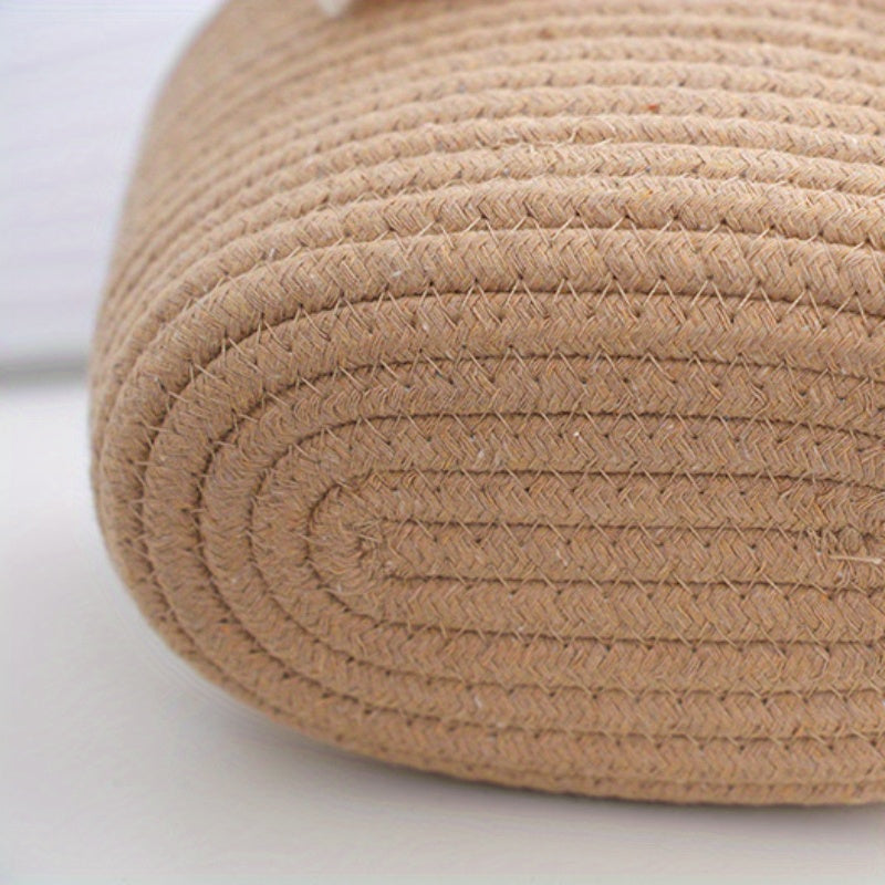 Вязаная подарочная сумка из хлопковой нити - идеально подходит для подарков на Рождество, Хэллоуин, День благодарения, Новый год и День святого Валентина.