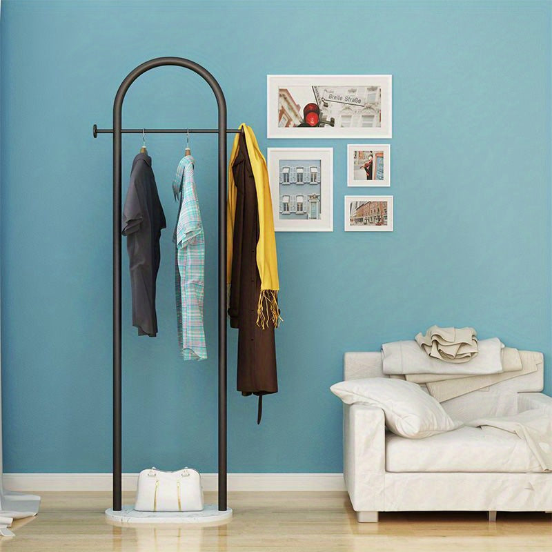 Perchero de hogar de mármol, de pie, para ropa, organizador de almacenamiento