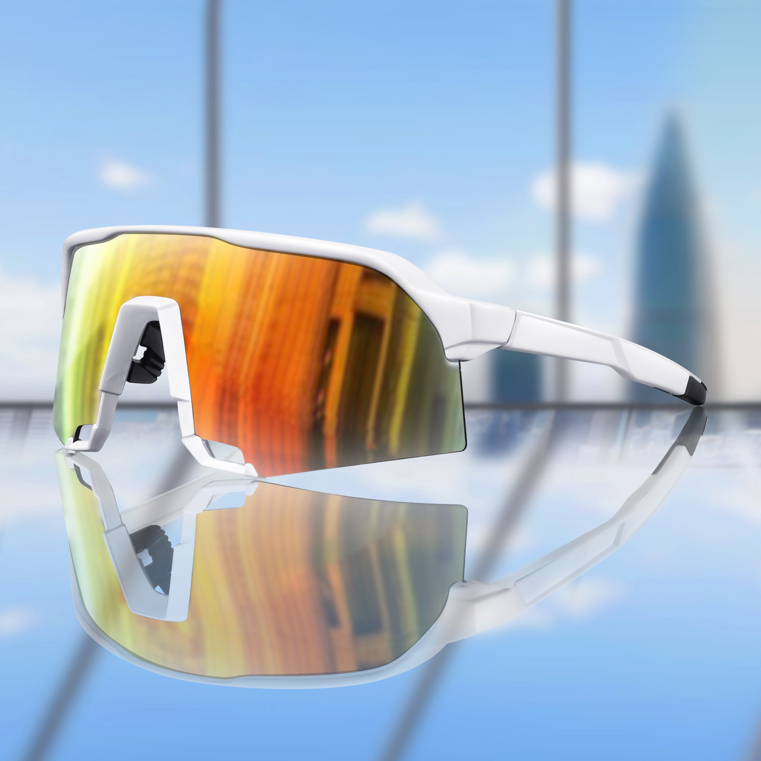 Unisex Outdoor Sports Glasses for Men and Women UV Protection Travel Photo Props