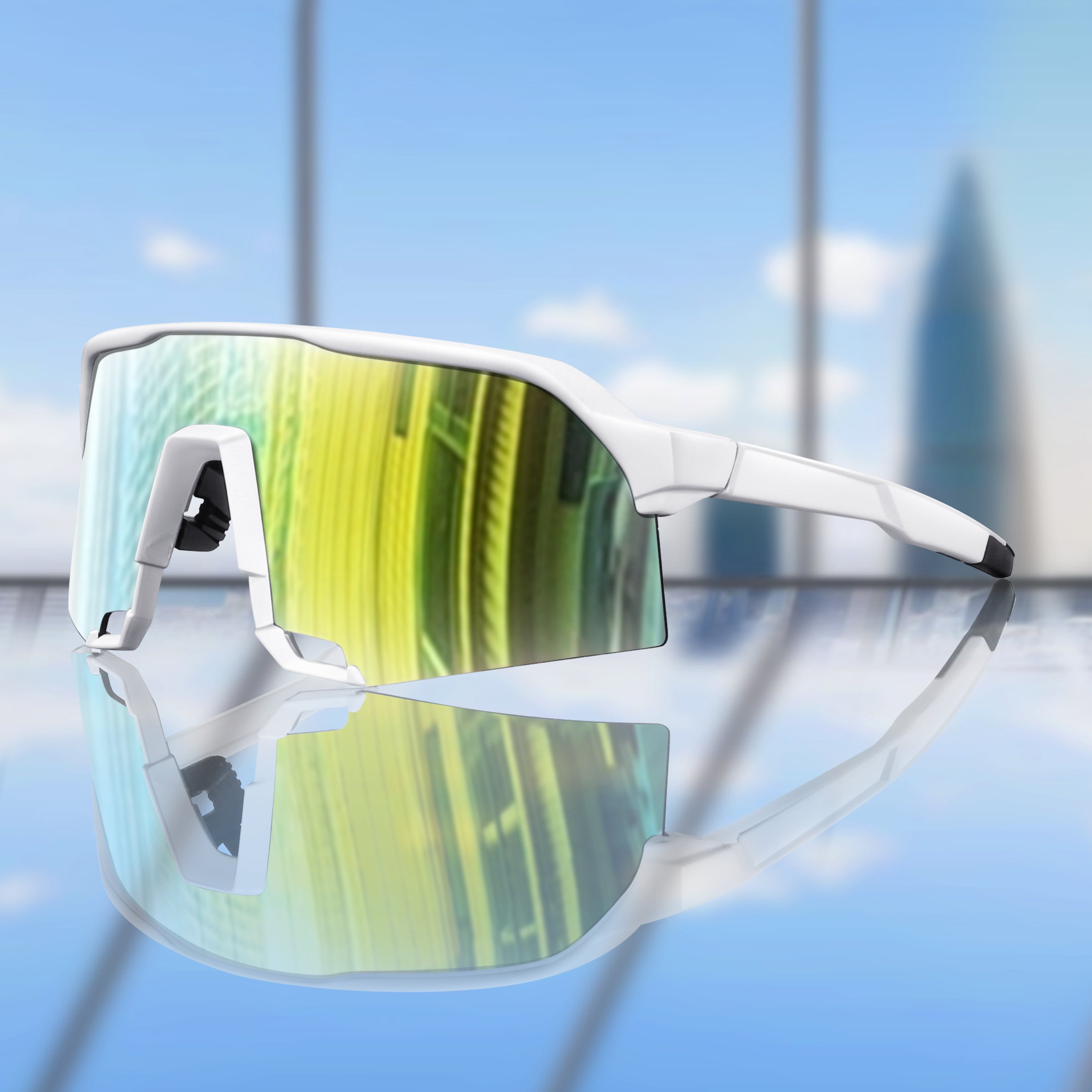 Unisex Outdoor Sports Glasses for Men and Women UV Protection Travel Photo Props