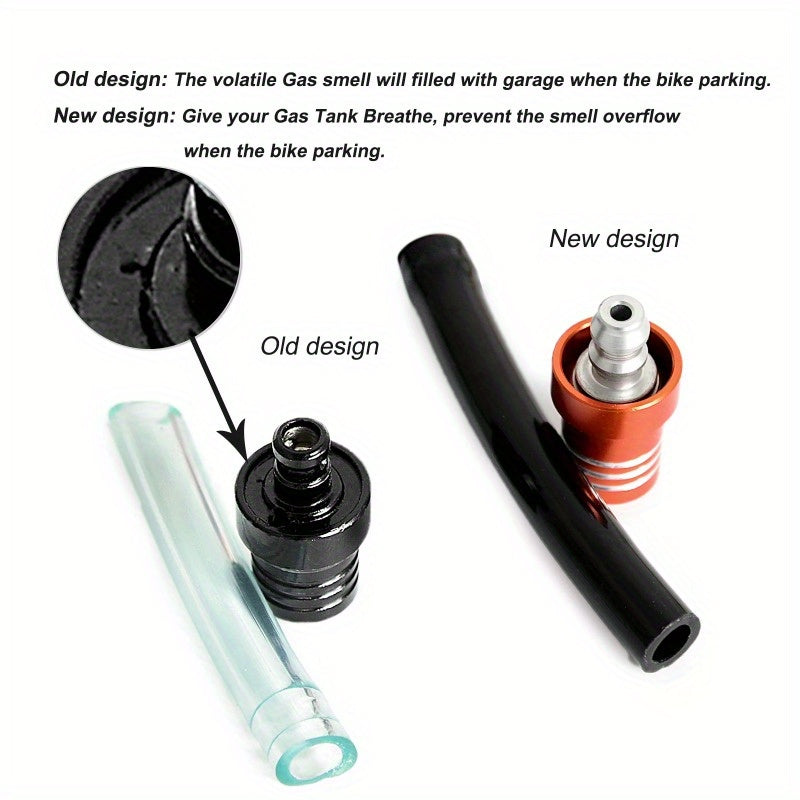 Dirt Bike Air Vent Gas Cap Oil Vent for Motorcycle Fuel Tank Replacement