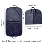 Dust Cover Bag with Zipper for Clothes Storage Hanging Garment Organizer for Shirts Dresses Coats