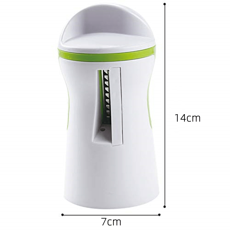 Qovoqli noodle va boshqa sabzavot spirallarini tayyorlash uchun og&#39;ir yukga mo&#39;ljallangan, qo&#39;lda va simsiz Creative Kitchen Spiral sabzavot kesish mashinasi.