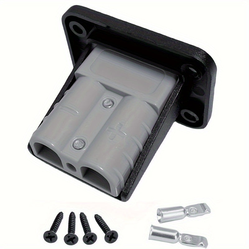 Mototsikl, ATV, RV uchun 50A socket ulanishi panel qopqog'i, yopiladigan montaj