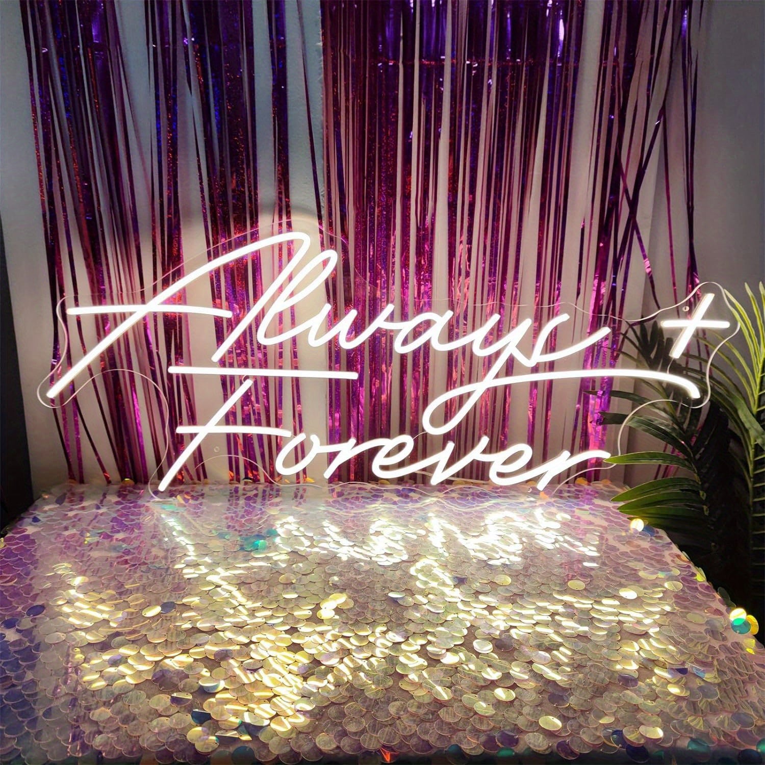 Neon Sign Wall Decor for Bachelorette Parties Engagements Birthdays Weddings