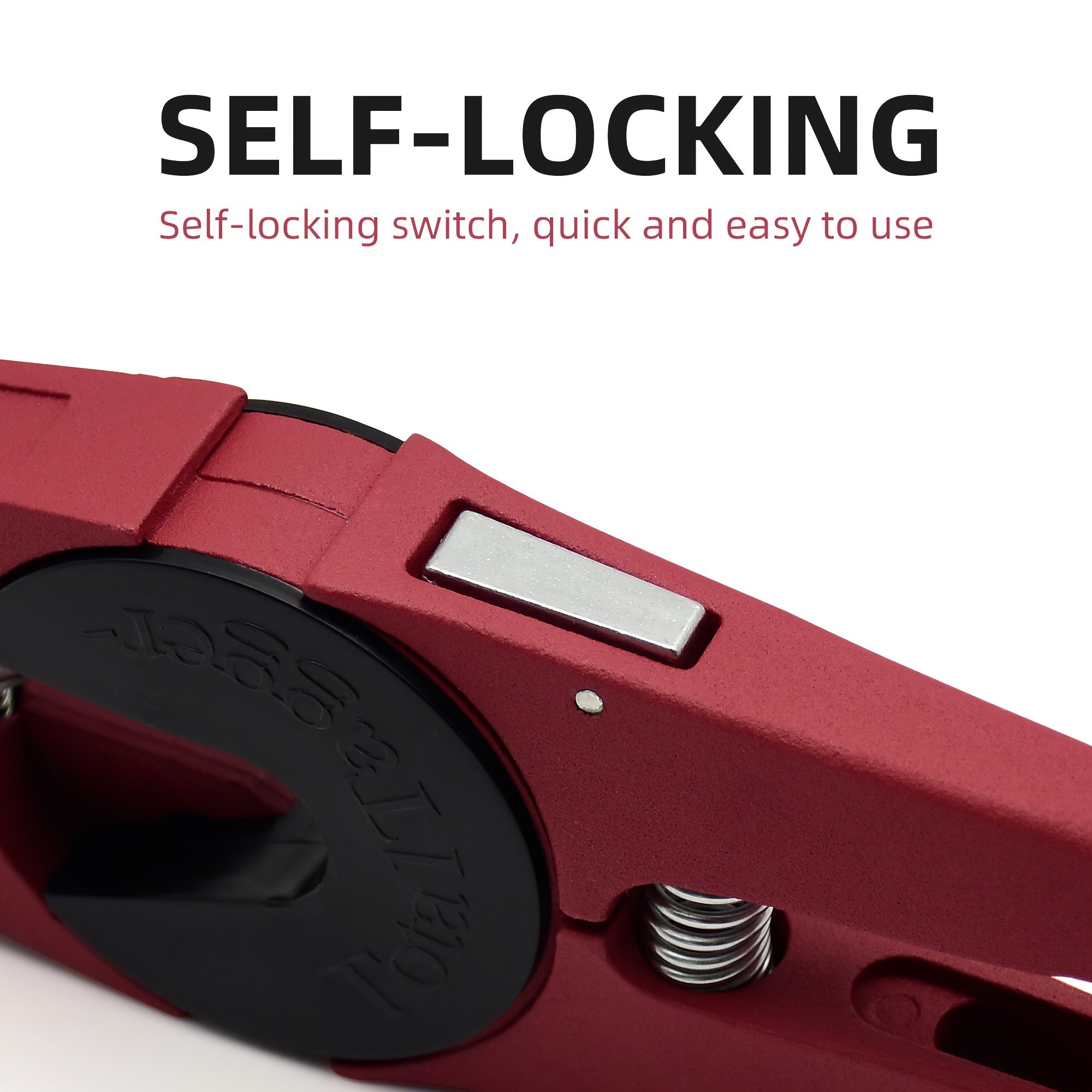 Turli hayvonlar uchun chorva mollari quloq belgilash plitalari - Qizil klassik model, 90 daraja o'rnatish asbobi.