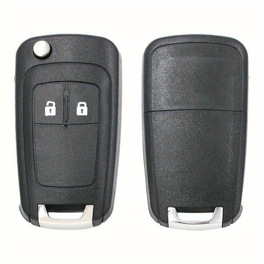 2 Button Remote Key Shell Case for Car Key Protector Cover Durable Black