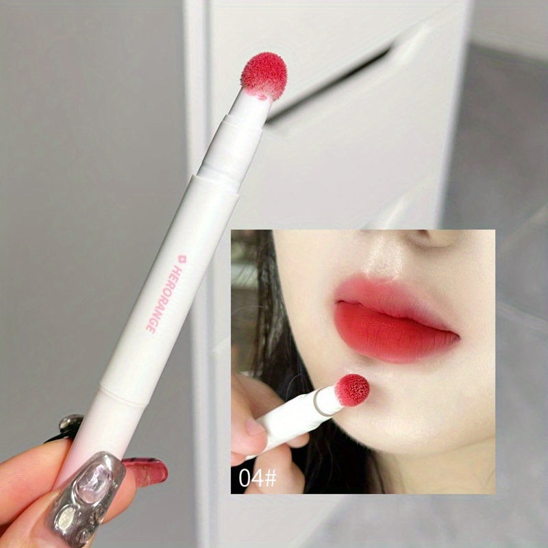 Women Velvet Matte Lip Glaze Waterproof Long-Lasting Lipstick Cheek Tint