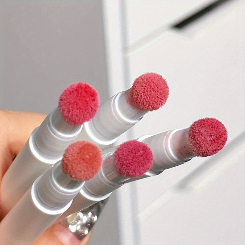 Women Velvet Matte Lip Glaze Waterproof Long-Lasting Lipstick Cheek Tint