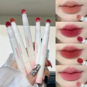 Women Velvet Matte Lip Glaze Waterproof Long-Lasting Lipstick Cheek Tint
