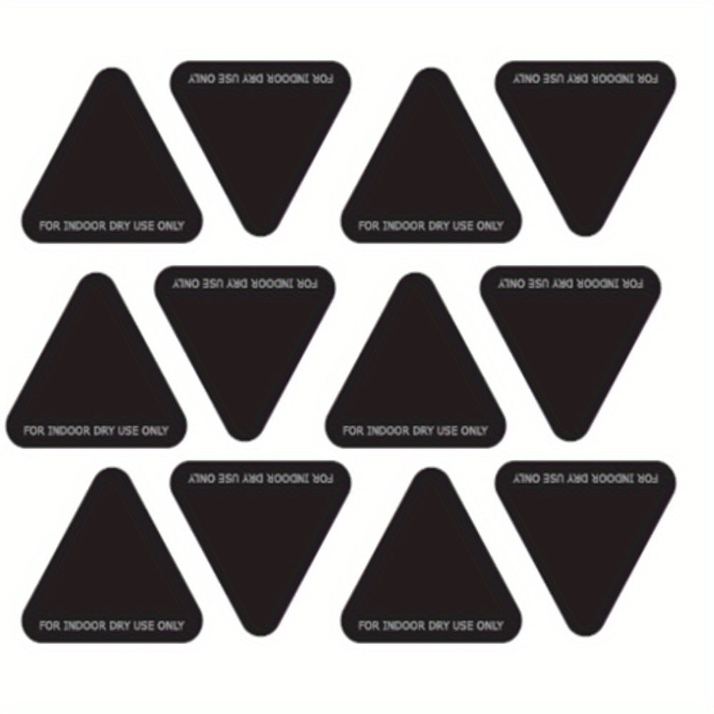 Set of 3 Heat-Sensitive Color Changing Triangular Stickers for Pots and Kitchen Appliances