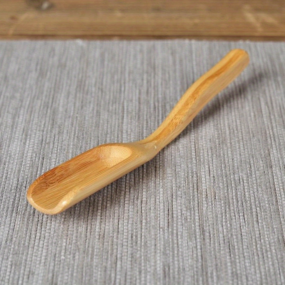 Деревянный набор для чайной церемонии с бамбуковыми ложками, ситечком и щипцами