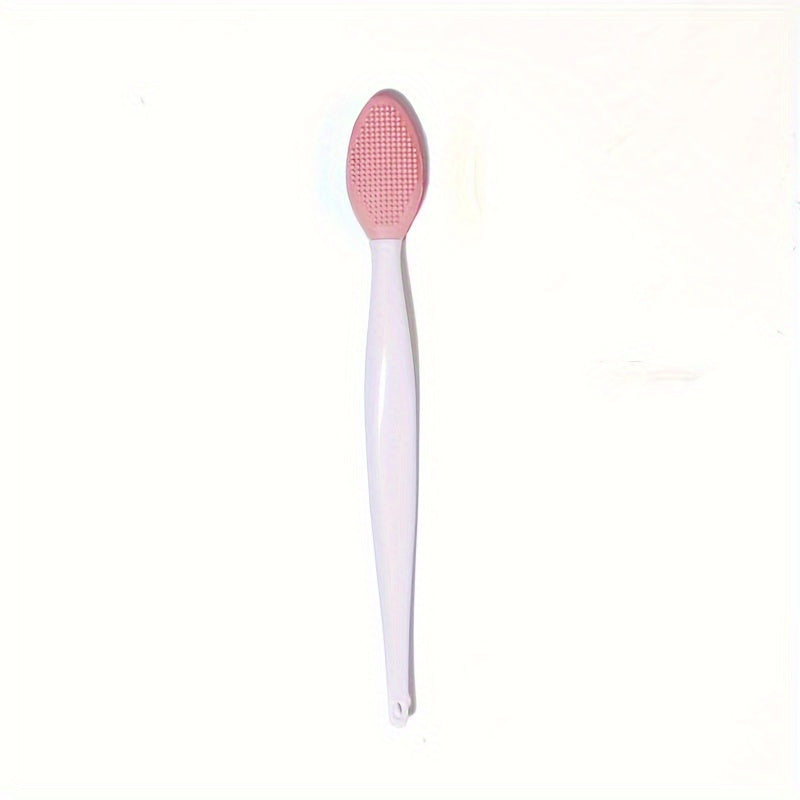 Unisex Silicone Double-Sided Nose Blackhead Brush Exfoliating Facial Cleaner