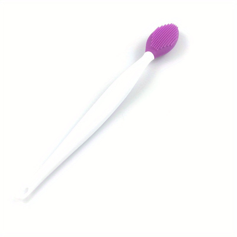 Unisex Silicone Double-Sided Nose Blackhead Brush Exfoliating Facial Cleaner