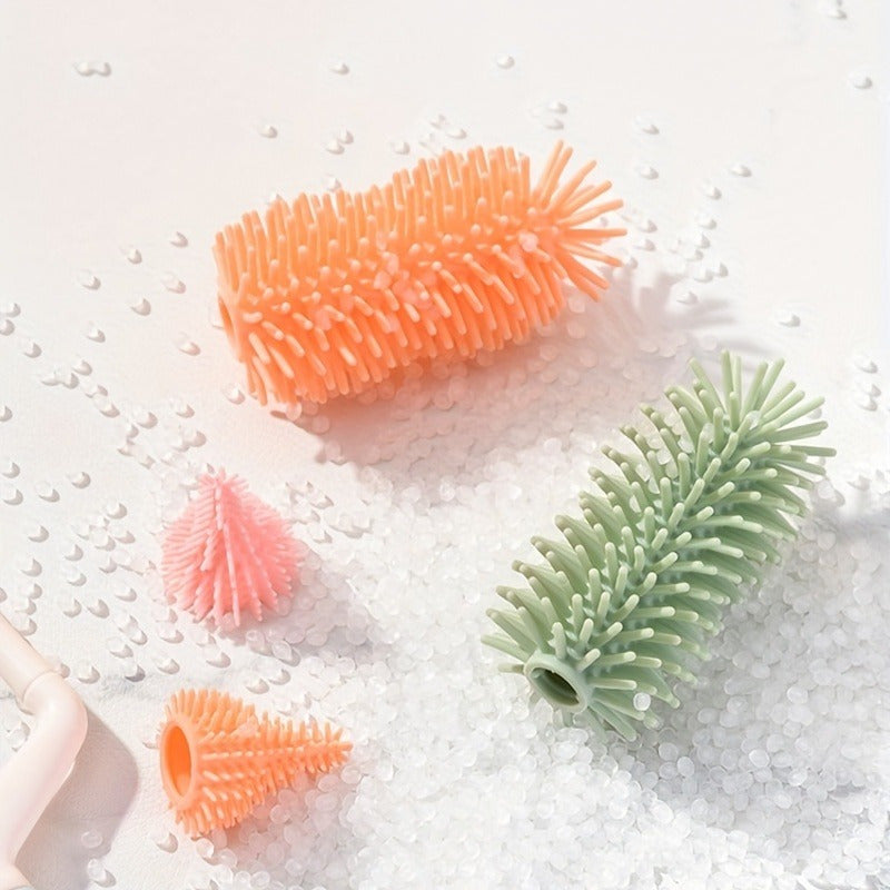 Non-Toxic Food-Grade Bottle Brush Set with Drying Rack for Safe Cleaning
