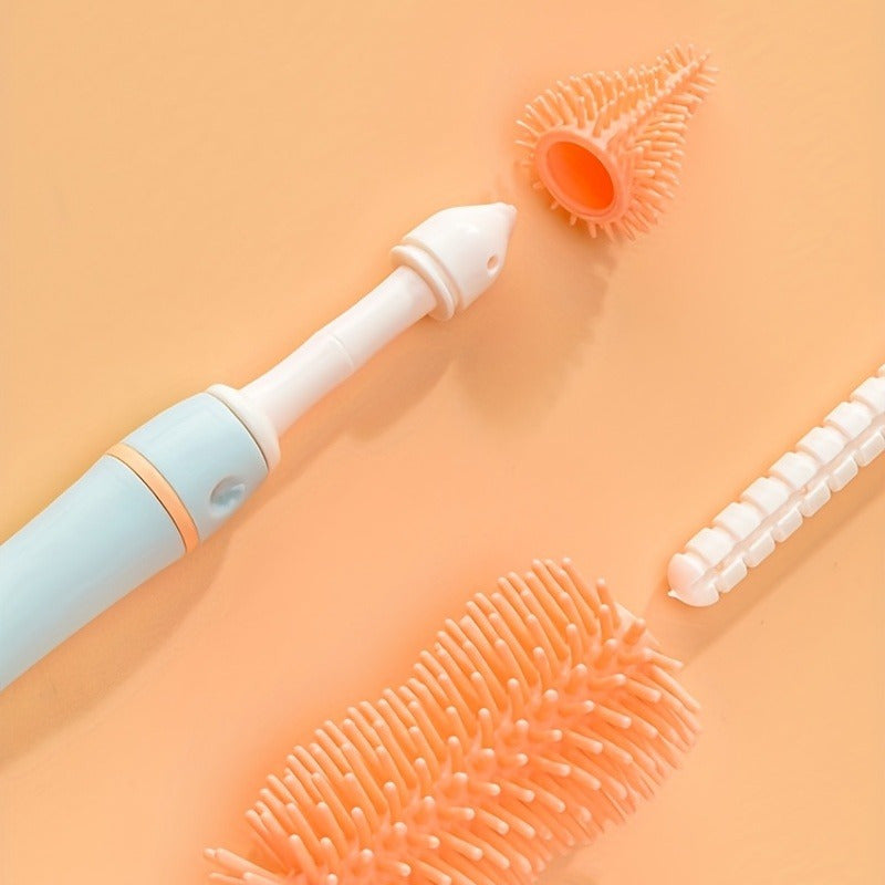 Non-Toxic Food-Grade Bottle Brush Set with Drying Rack for Safe Cleaning