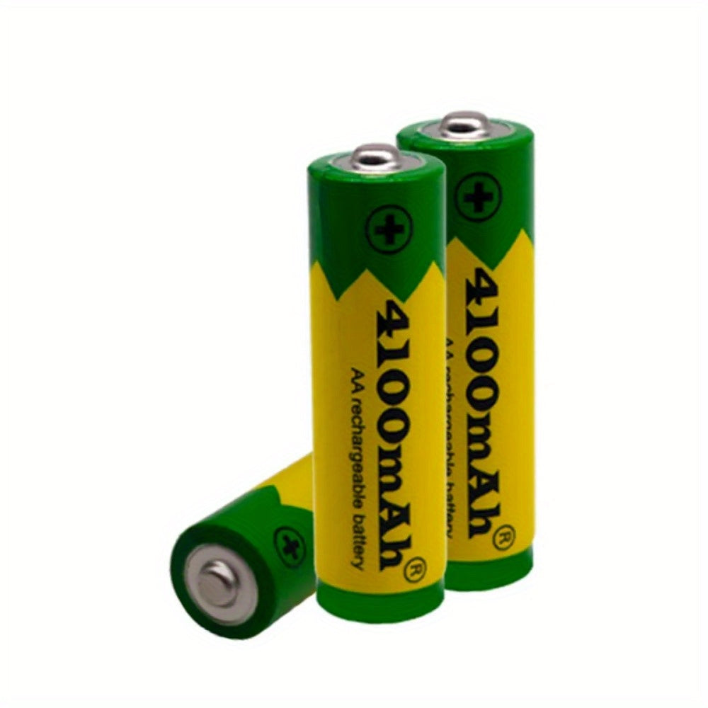 Rechargeable AAA AA Batteries 1.5V 4100mAh 2800mAh for Flashlights Toys Watches