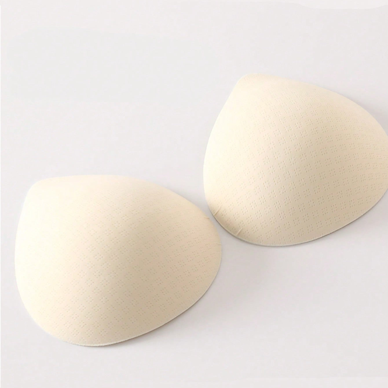 Reusable Bra Pads for Fuller Bust Seamless Non-Woven Polyamide Solid Color 1 Pair