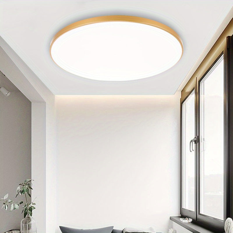 Ultra-Thin Round LED Ceiling Light 26.92cm 6000K White Non-Dimmable for Home and Office