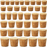 12 Wooden Tapered Cork Plugs for Wine and Beer Bottle Crafts