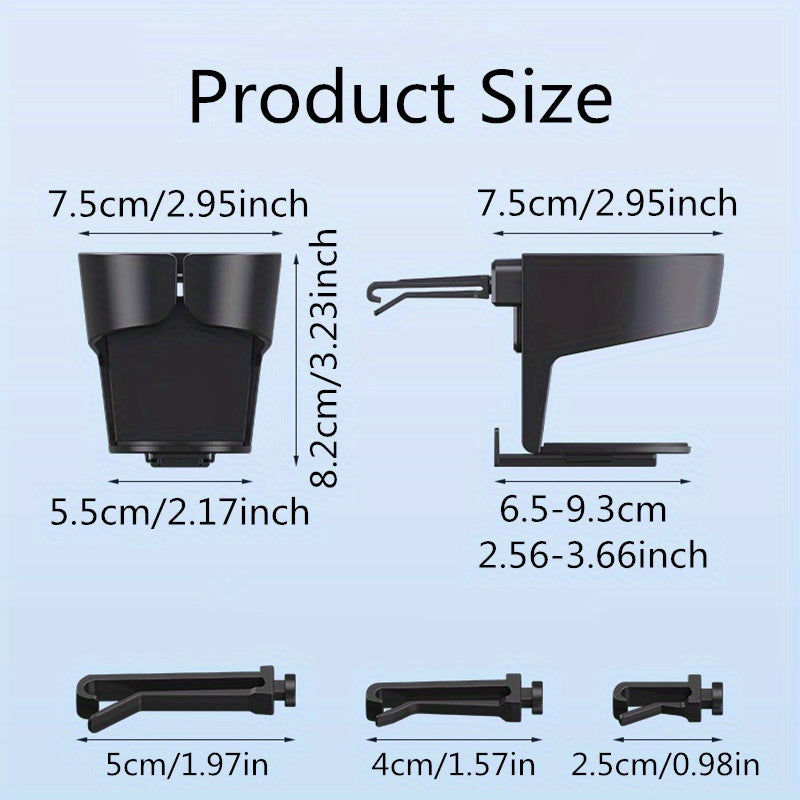 Universal avtomobil ventilatsiya qilish uchun shisha ichimliklar uchun tutqich klipi avtomobil aksessuarlari