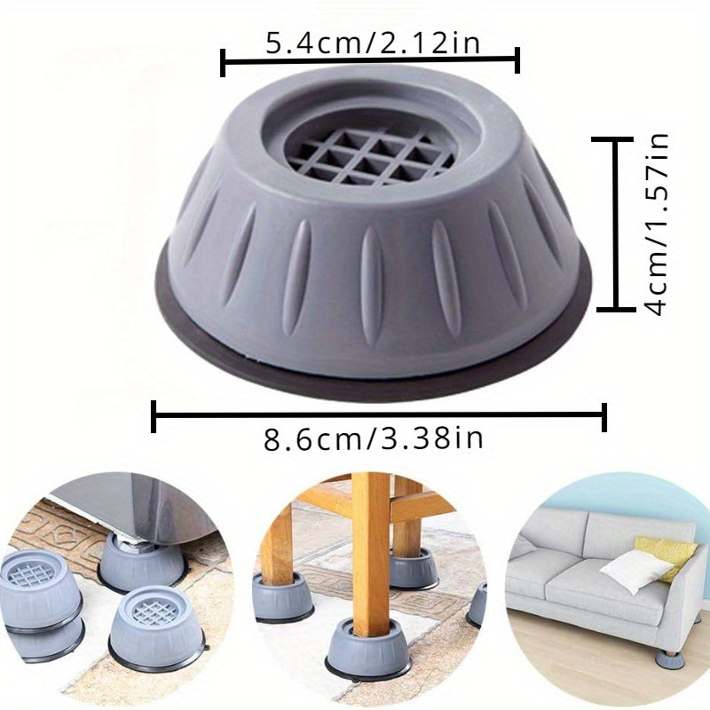 8 ta silikonli yuvish mashinasining titrash padlari rezina oyoqlari to'plami