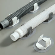 Fixador de tubo de desagüe de lavadora, clip de salida autoadhesivo, herramienta doméstica